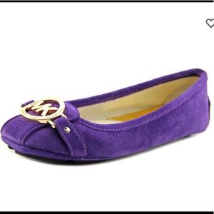 MICHAEL KORS Purple Fulton Flat